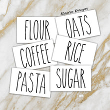Load image into Gallery viewer, Rae Dunn Inspired Custom Pantry Labels