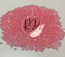 Load image into Gallery viewer, Light Pink AB Transparent Rhinestones Flat Back