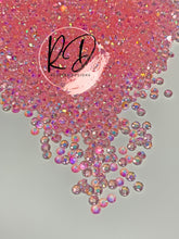 Load image into Gallery viewer, Light Pink AB Transparent Rhinestones Flat Back
