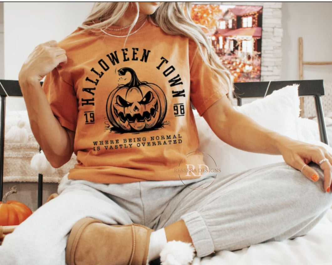 Halloween Town Pumpkin - Screen Print Transfer