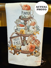 Load image into Gallery viewer, Fall Tiered Tray Kitchen Towel
