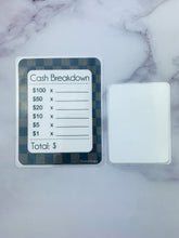 Load image into Gallery viewer, Luxe Cash Breakdown Laminated Cards
