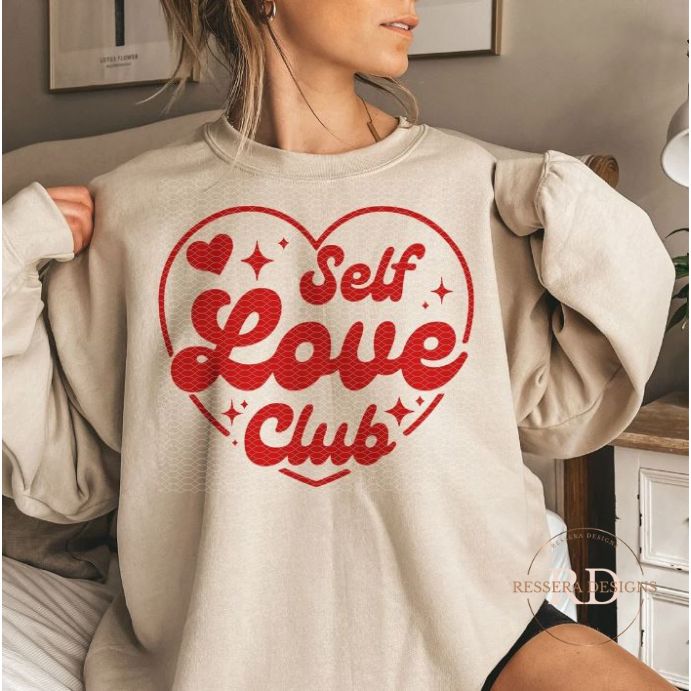 Self Love Club - Screen Print Transfer