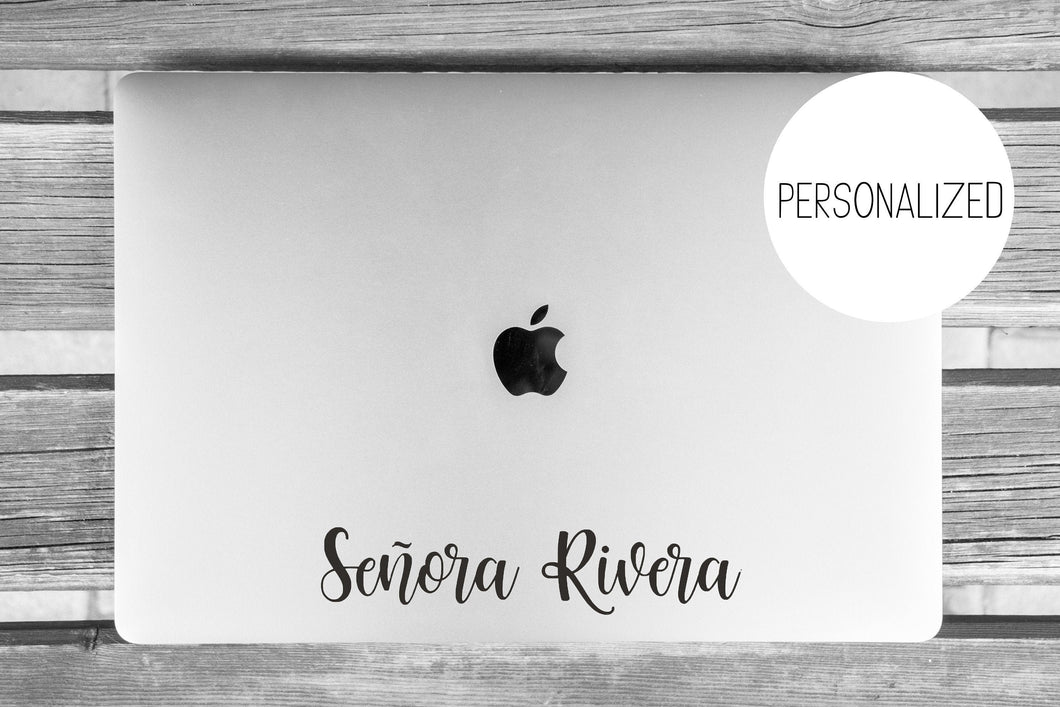 PERSONALIZED Vinyl Name Decal