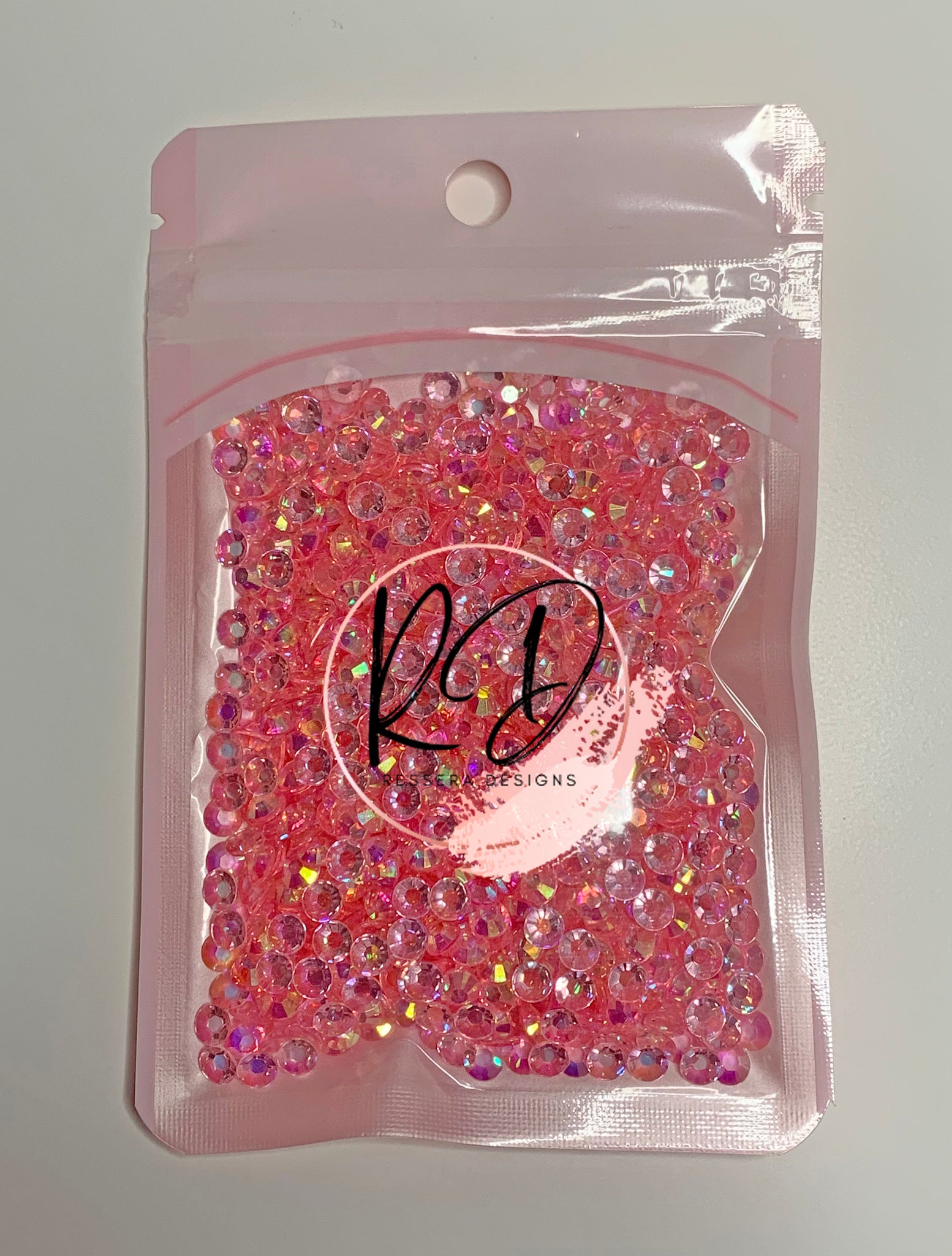 Light Pink AB Transparent Rhinestones Flat Back – Ressera Designs